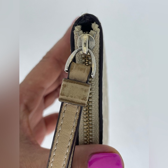 MT330-Pre-Loved COACH Large Flap Wallet w/Matching Wristlet - Picture 14 of 14